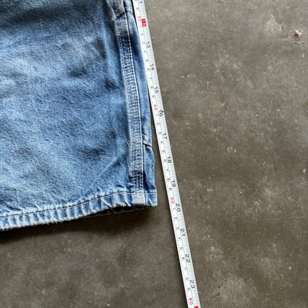 Carhartt B28DST Loose Fit Carpenter Denim Shorts Blue Mens 36 - Picture 4 of 6